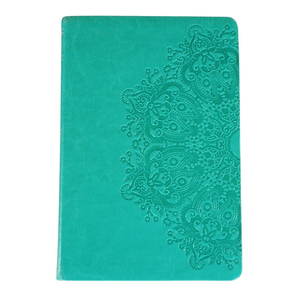 Holman HCSB Large Print Personal Size Reference Bible Teal LeatherTouch